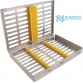 10 Pcs Instruments Sterilization Tray With Hinged Lids, Click Lock